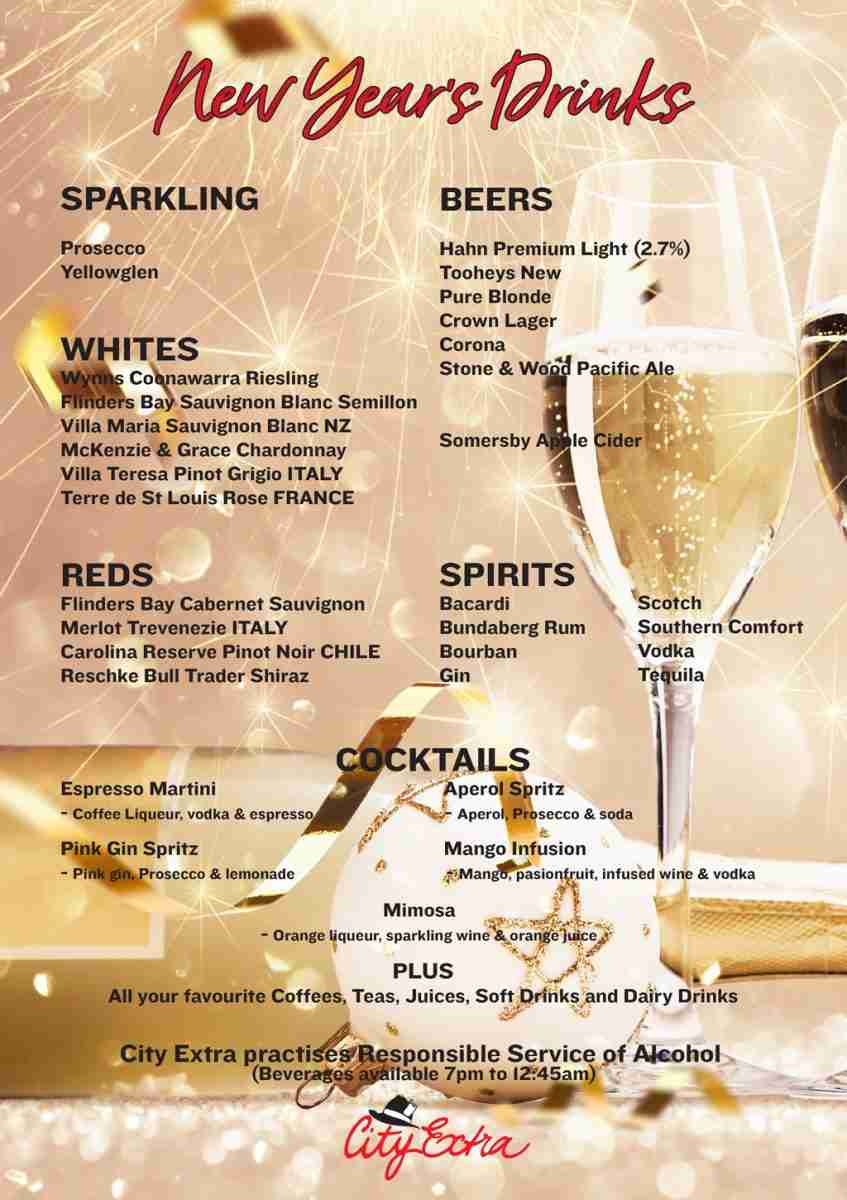 NYE-Menu-Bar-2025-v1 New Years Eve Drinks Package